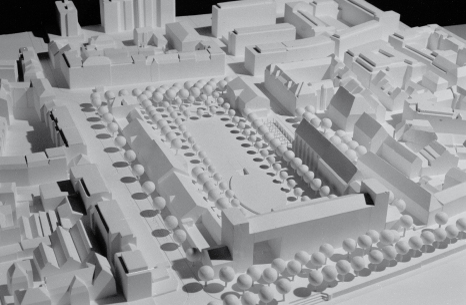 Kasernenareal, Basel, Platzgestaltung, Wettbewerb: 1988