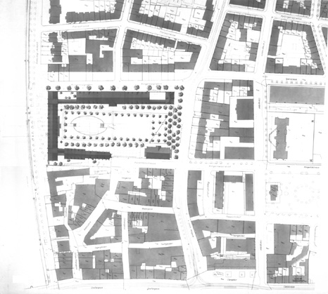 Kasernenareal, Basel, Platzgestaltung, Wettbewerb: 1988