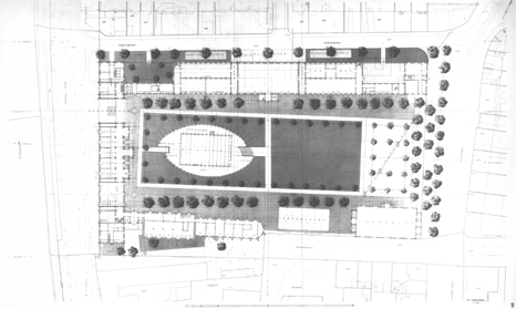 Kasernenareal, Basel, Platzgestaltung, Wettbewerb: 1988
